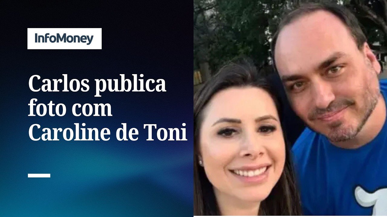 Carlos Bolsonaro publica foto com Caroline de Toni em meio a disputa por vaga em SC | InfoMoney News