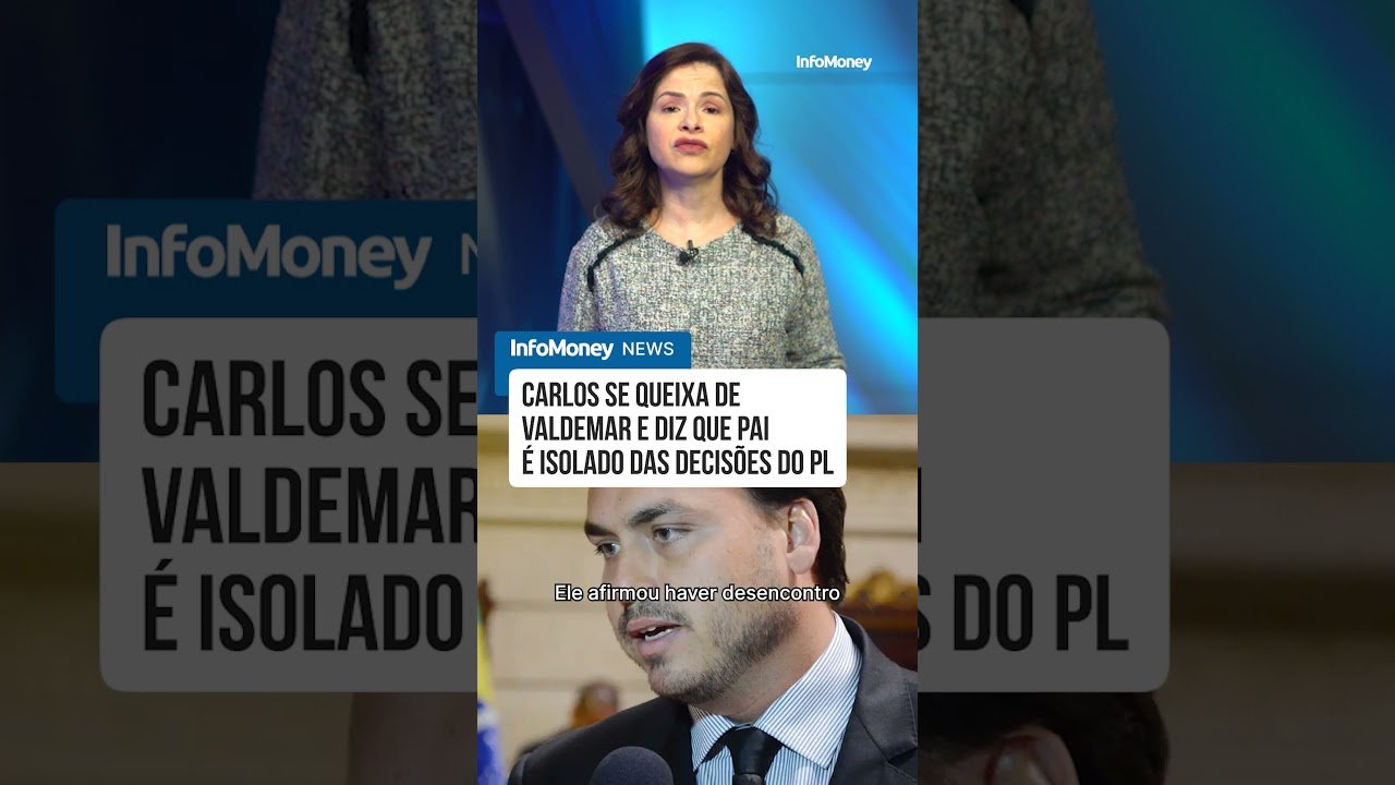Carlos Bolsonaro se queixa de Valdemar e diz que pai é isolado das decisões do PL | InfoMoney News