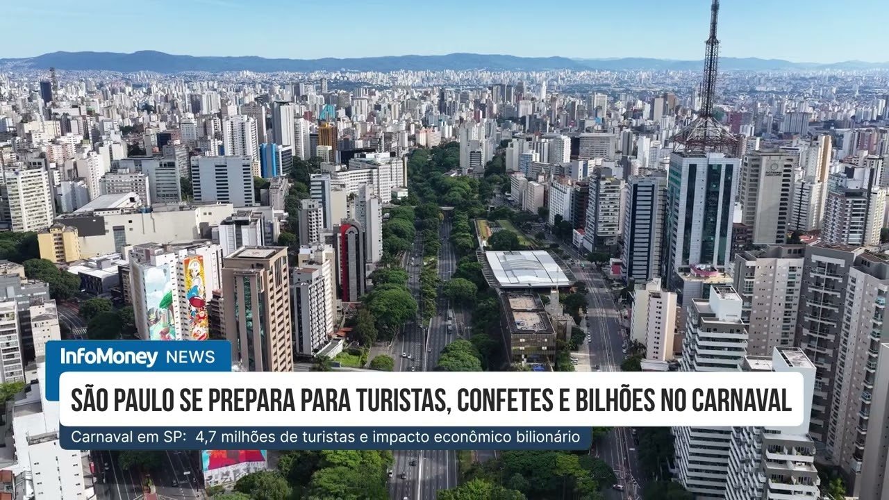 Carnaval 2026 deve levar 4,7 mi de turistas a SP e injetar R$ 7,3 bi na economia | InfoMoney News