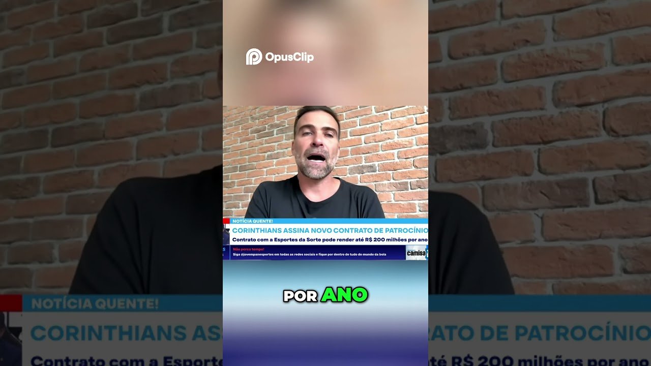 Corinthians Garante Patrocínio Milionário e Revoluciona o Futebol!