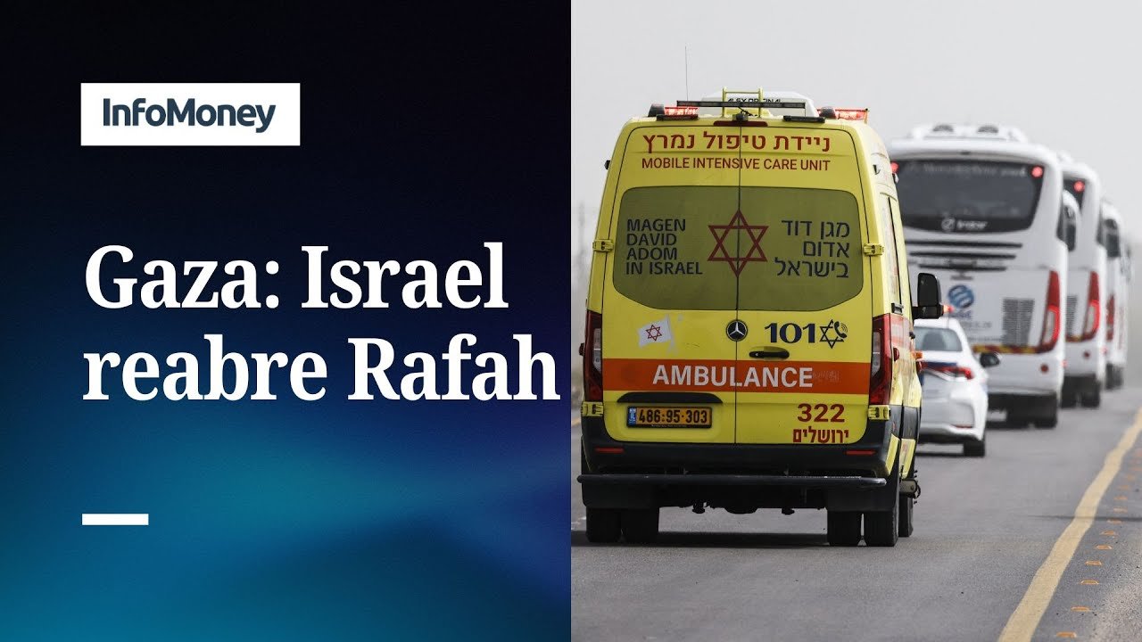 Gaza: Passagem de Rafah é parcialmente reaberta | InfoMoney News