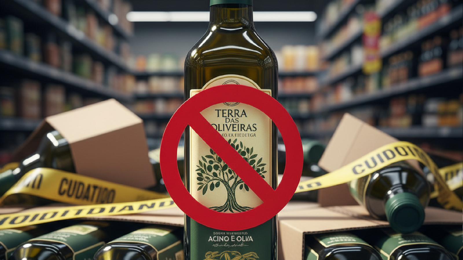 ALERTA NO PRATO: Governo proíbe venda do azeite Terra das Oliveiras