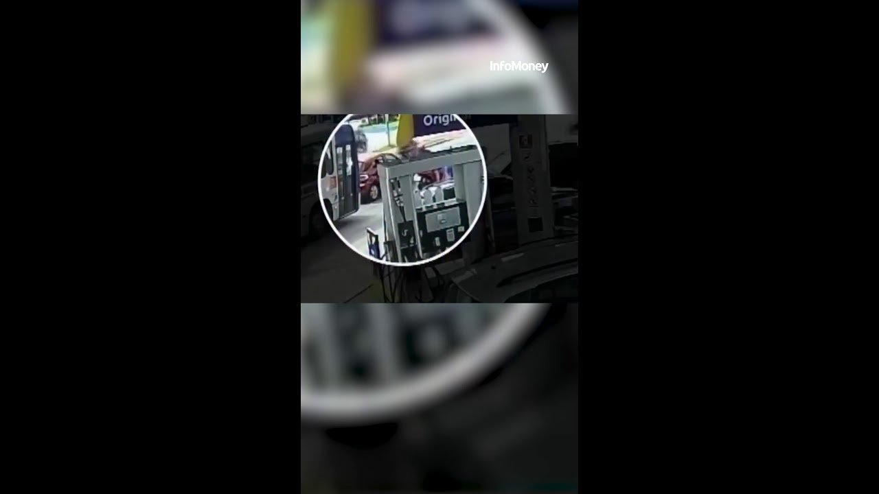 Grávida atropela motociclista após discussão de trânsito