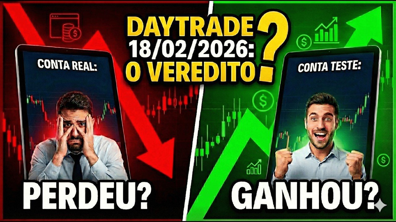 IAs Ying e Yang operando daytrade no mini-indice 18/02/2026
