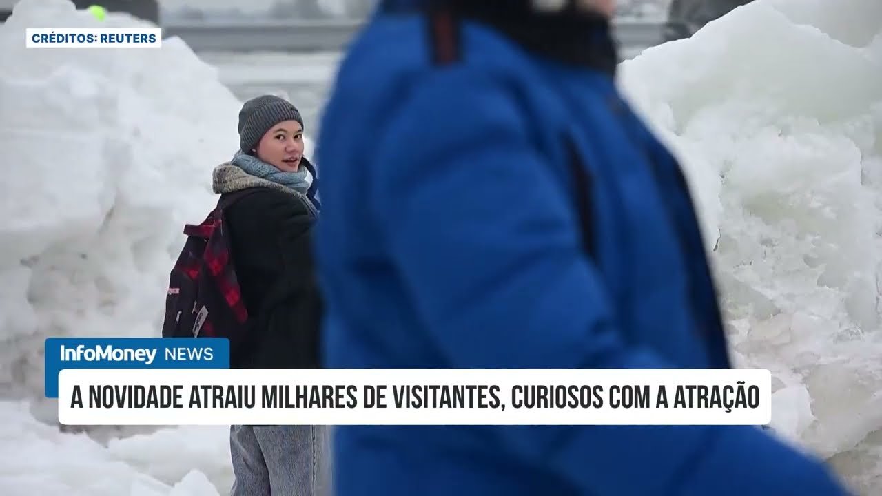 Icebergs aparecem em rio alemão e atraem curiosos por fenômeno raro | InfoMoney News