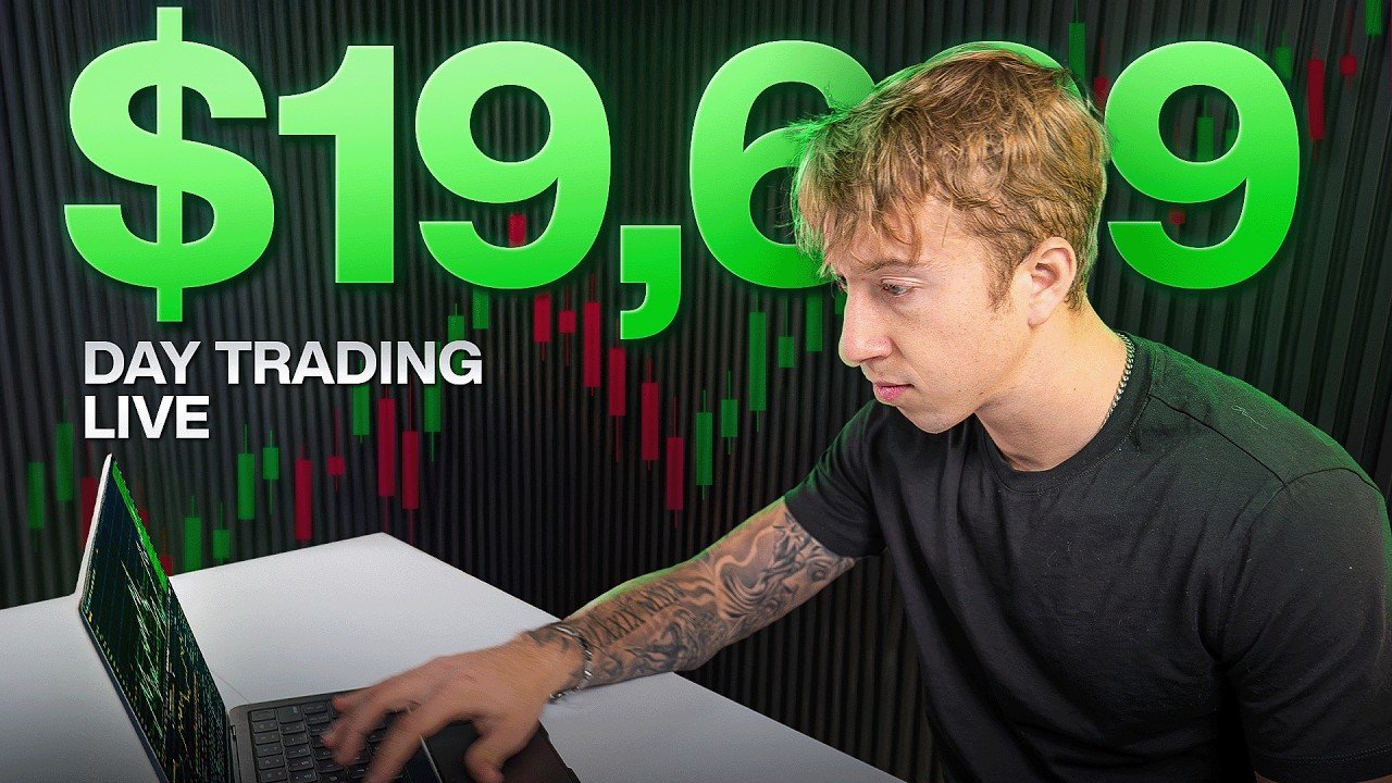 Live Day Trading Making $19,699 (Full Walkthrough)