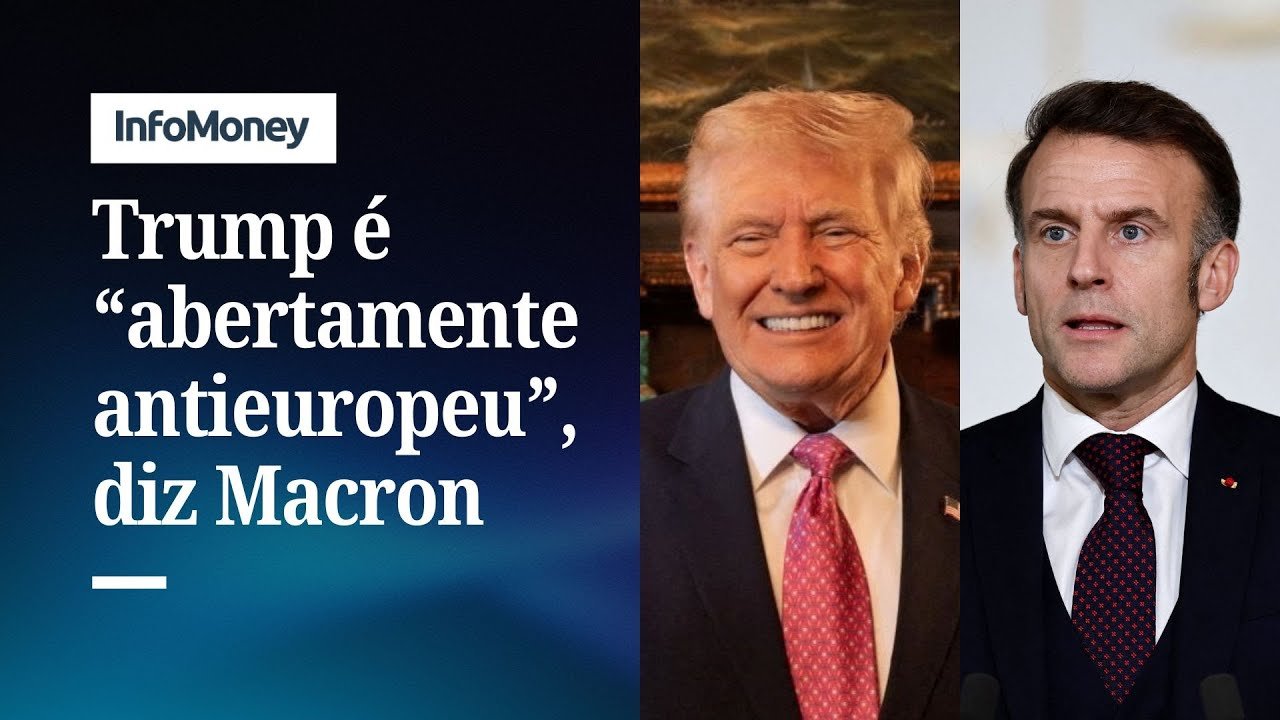 Macron: UE ‘não deve se curvar’ aos EUA e precisa aproveitar ‘momento Groenlândia’ | InfoMoney News
