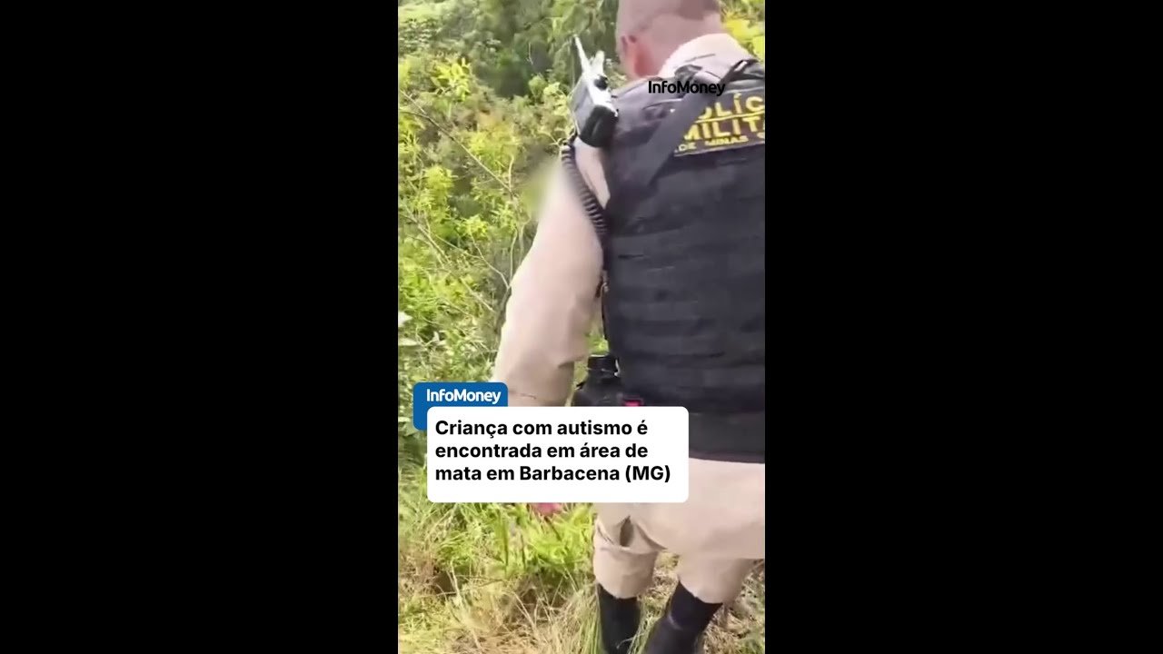 Menino autista de 5 anos é encontrado em mata de Barbacena após policiais ouvirem canto infantil