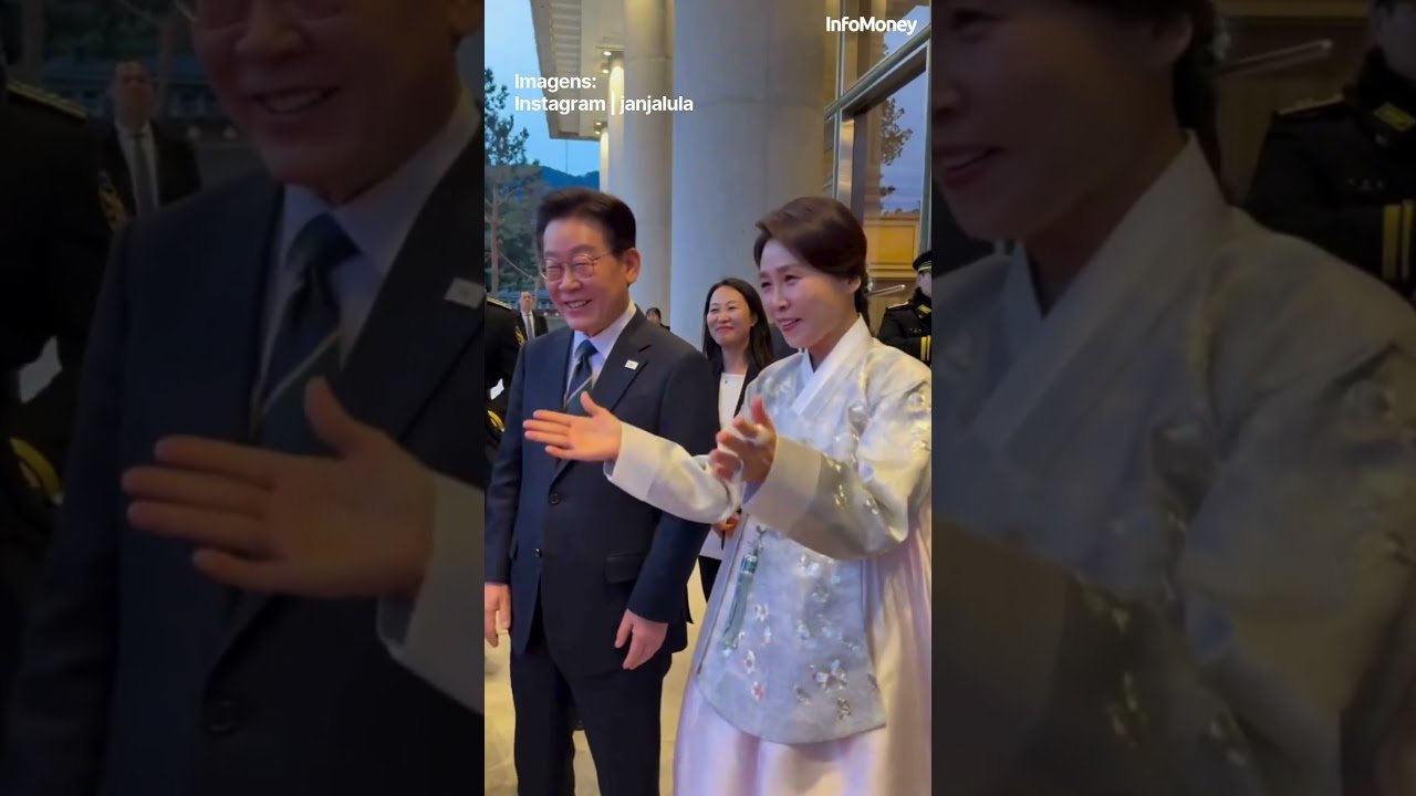 Na Coreia do Sul, Janja usa traje tradicional do país em jantar entre presidentes