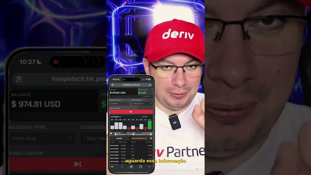 NÃO ATIVE o Algoritmo Bear na Deriv sem antes ver este vídeo!