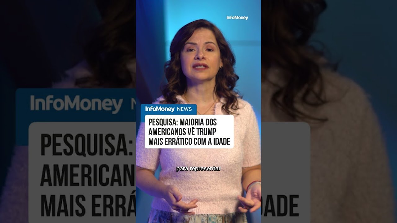 Pesquisa: Maioria dos americanos vê Trump mais errático com a idade | InfoMoney News