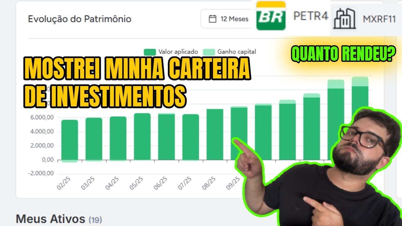 REVELEI TUDO! Abri minha carteira de investimentos | veja onde coloco meu dinheiro em 2026!