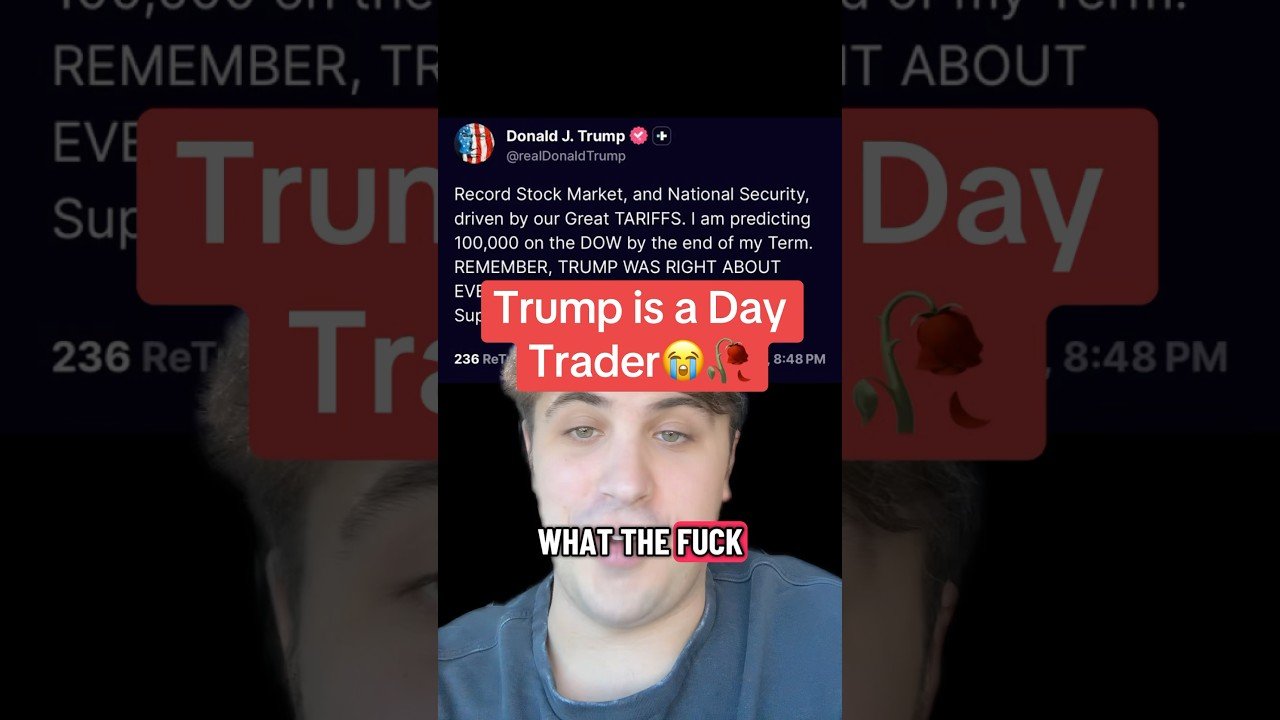 Trump is Day Trading?!😭