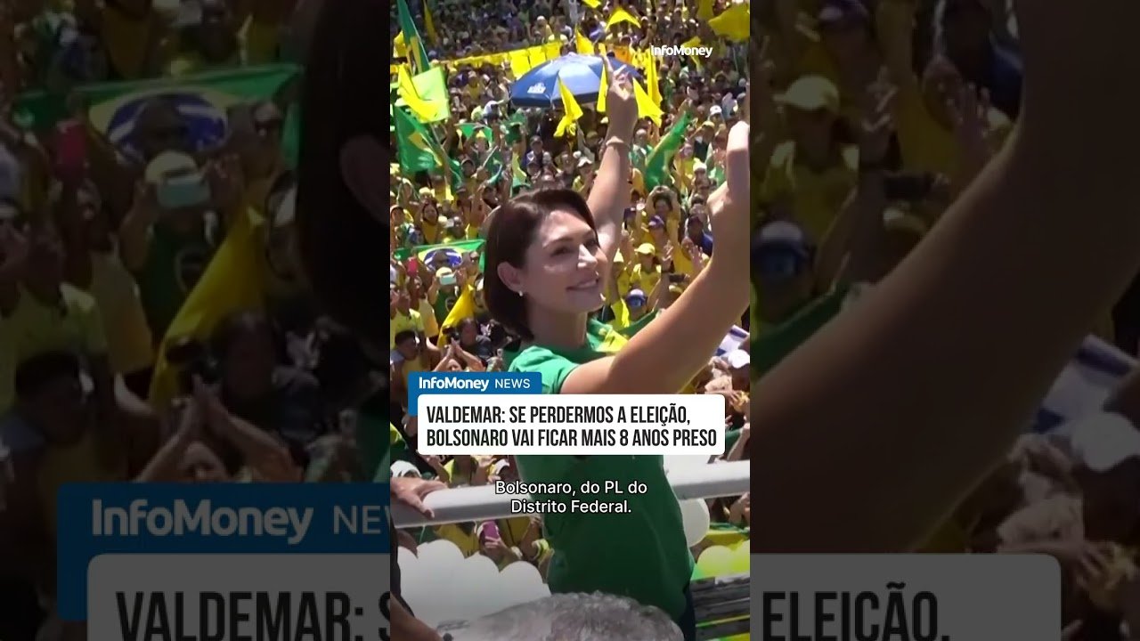 Valdemar: Se perdermos a eleição, Bolsonaro vai ficar mais 8 anos preso | InfoMoney News
