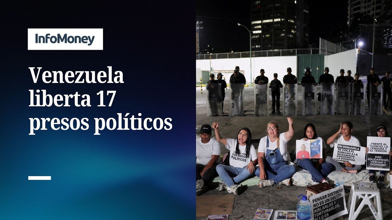 Venezuela liberta 17 presos políticos, afirma movimento oposicionista | InfoMoney News
