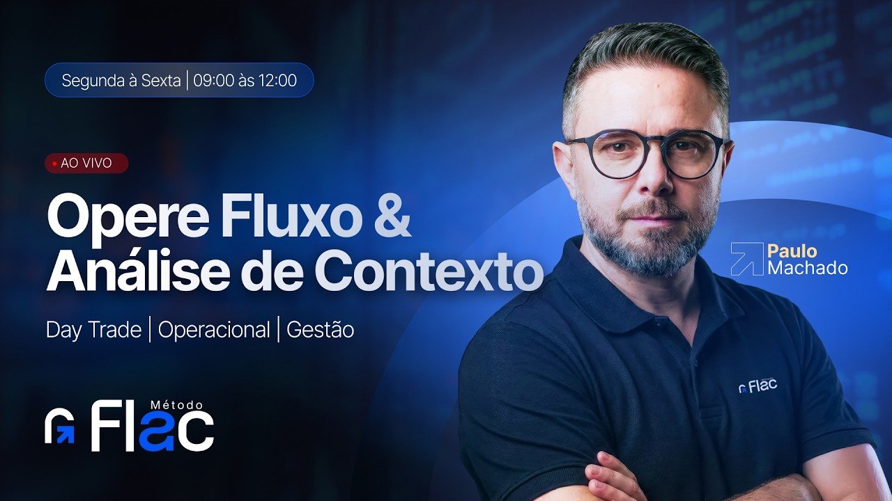 🔴 AO VIVO | Sala de Estudos MÉTODO FLAC – LUCRATIVIDADE no DAY TRADE em Dólar e Índice Futuro
