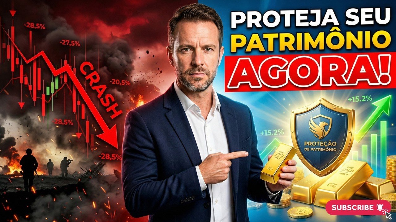 🚀 Guerras e Crises 💥 Onde Investir Para Proteger Seu Dinheiro? #investimentos #educaçãofinanceira