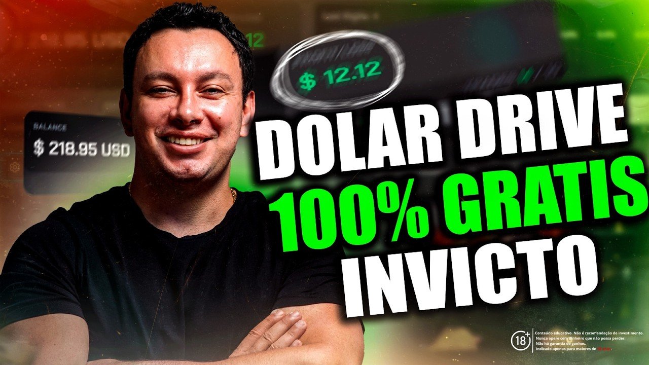 $12 na Deriv com Dólar Drive — Método Gratuito para Replicar