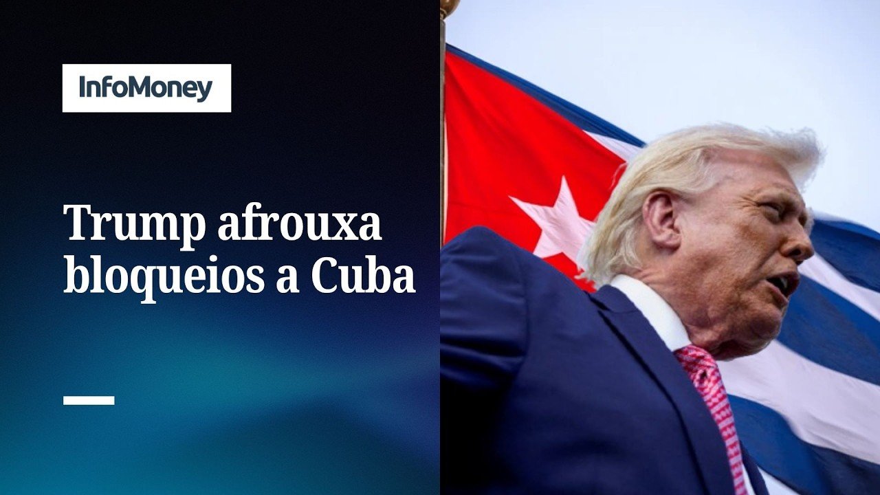 Após ameaças, Trump ameniza posição sobre bloqueio de petróleo a Cuba | InfoMoney News