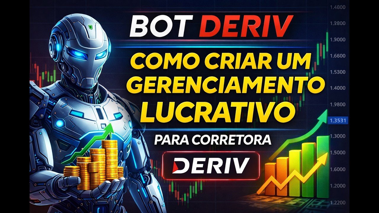 Bot deriv: Como criar um gerenciamento lucrativo para corretora Deriv