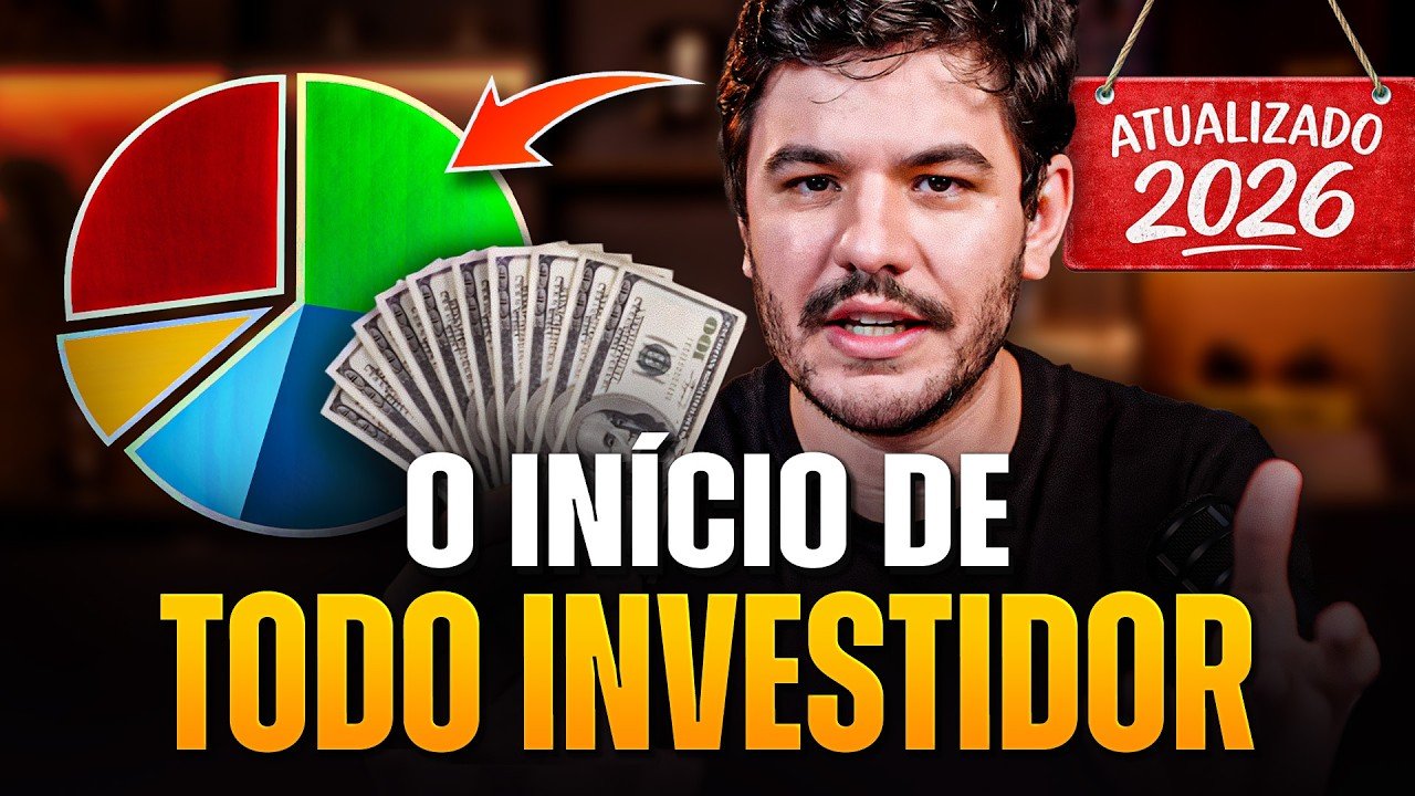 COMO INVESTIR COM POUCO DINHEIRO EM 2026 (para iniciantes e não iniciantes)