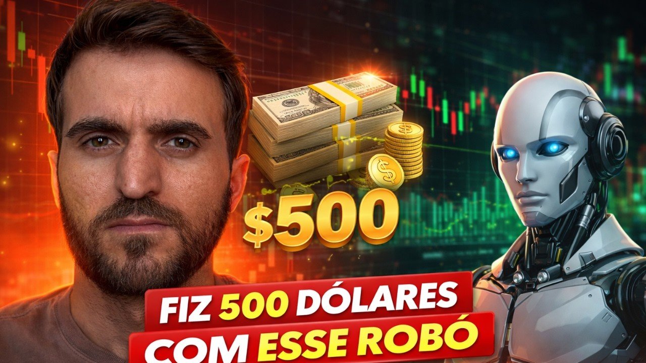 DERIV: EU FIZ $500 DÓLARES COM ESSE ROBÔ (GRATUITO)