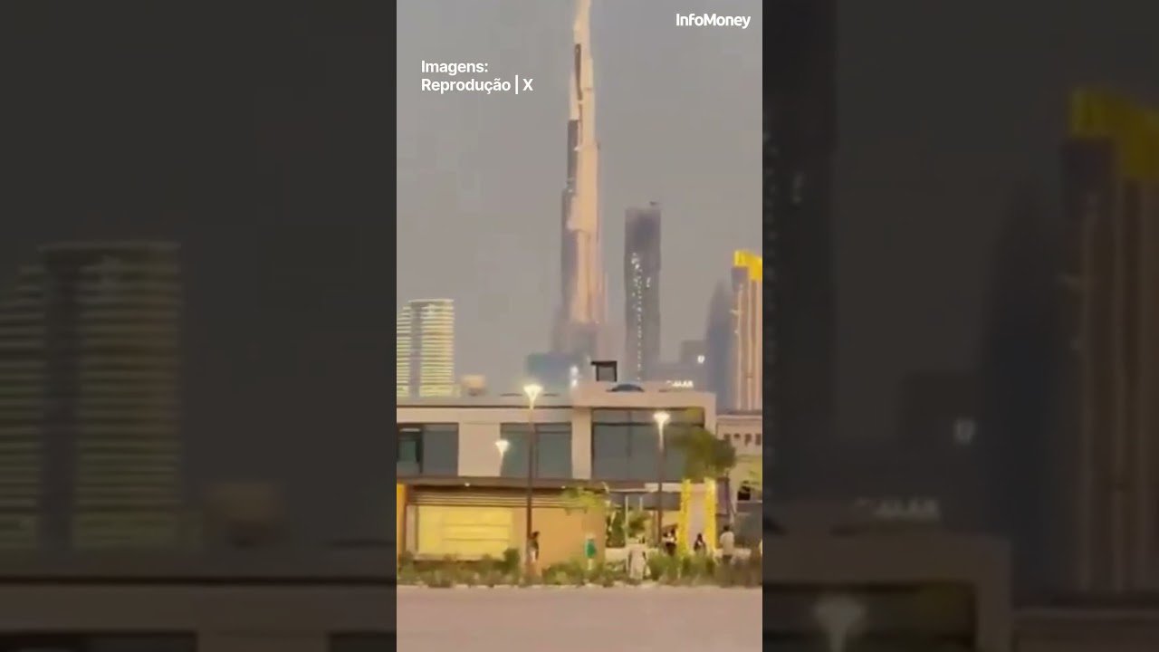 Explosões próximas ao Burj Khalifa, maior prédio do mundo, em Dubai
