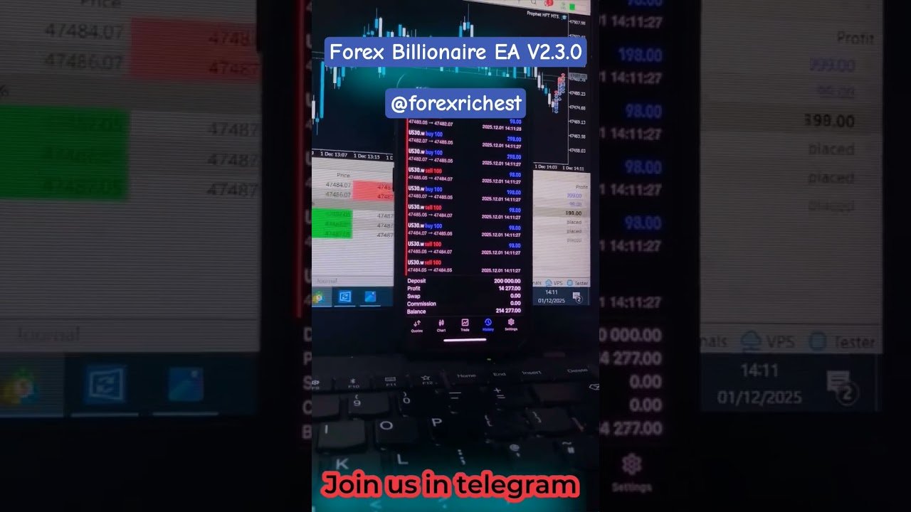 Forex Billionaire EA Robot Meta trader 4/5 || Auto Trading Robot 🤖 V2.3.0 || #forextrading