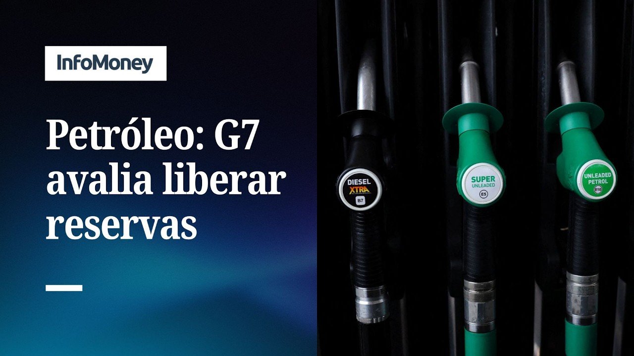 G7 discute liberar reservas estratégicas de petróleo | InfoMoney News