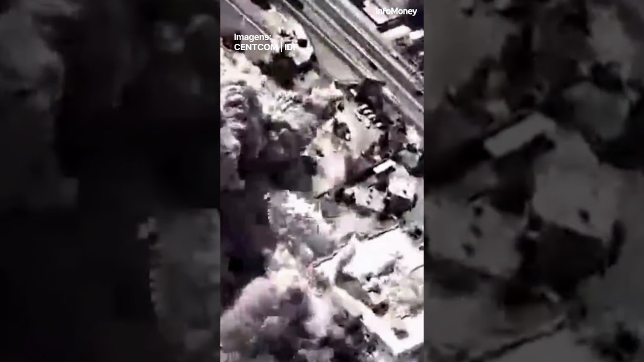 Guerra: EUA e Israel mostram ataque aéreo ao Quartel-General no Irã