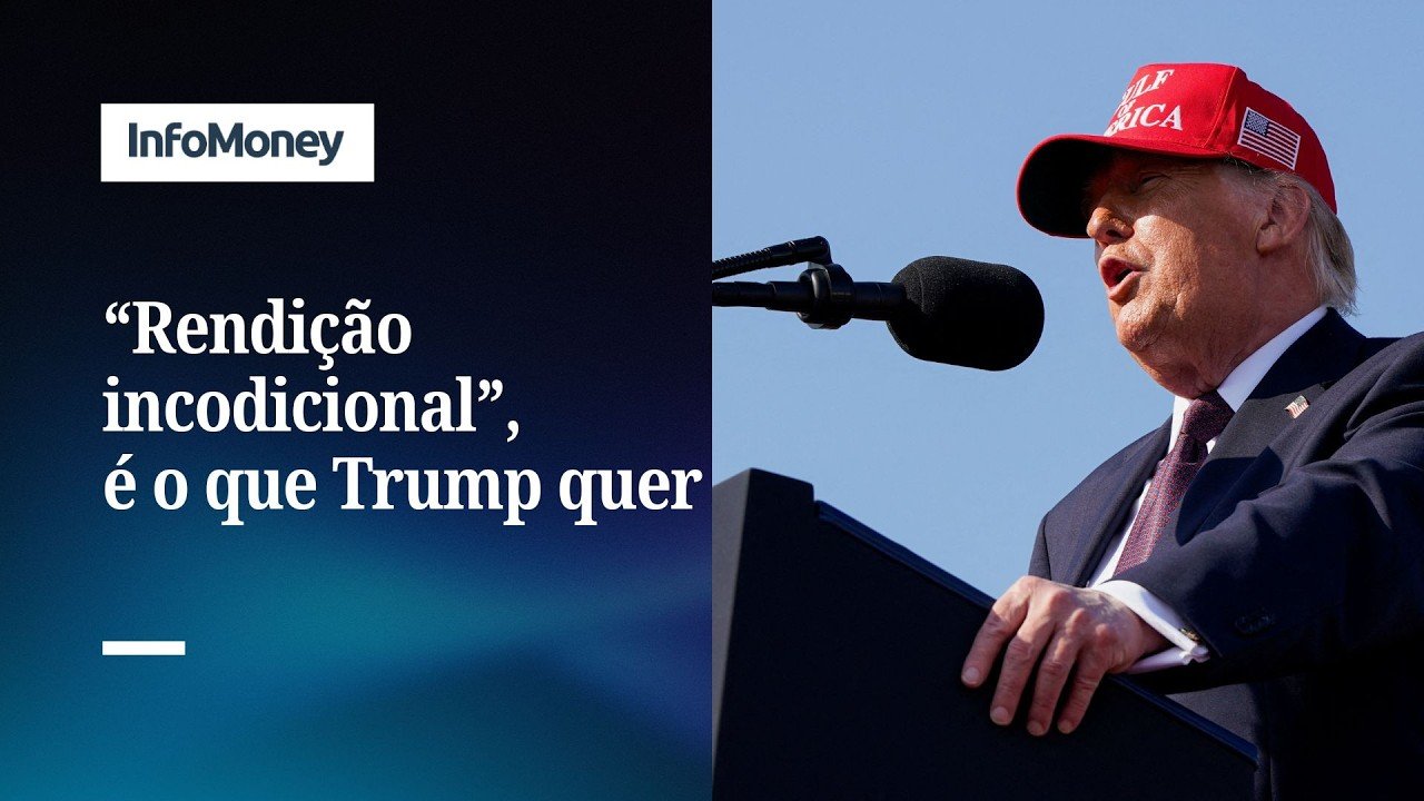 Guerra no Irã: Para Trump quer “rendição incondicional” | InfoMoney News