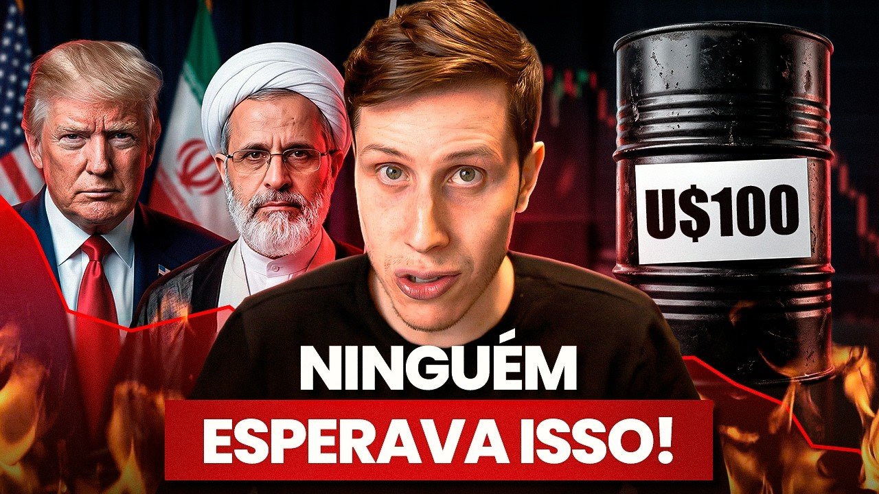 Guerra, Petróleo DISPARANDO e Bolsa CAINDO — O que fazer com seus investimentos agora?
