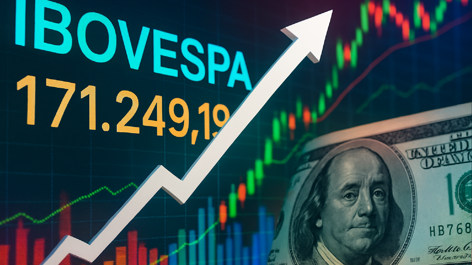 Ibovespa rompe recorde e fecha acima dos 171 mil pontos