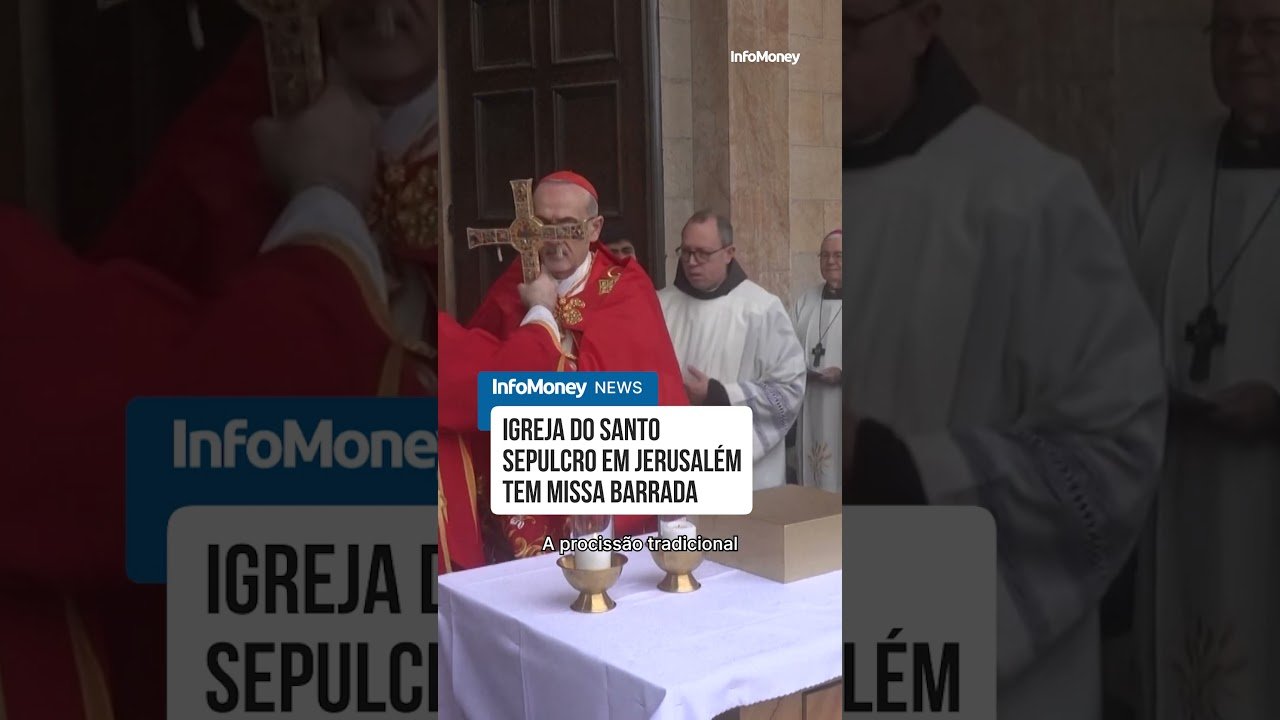 Igreja do Santo Sepulcro em Jerusalém tem missa barrada | InfoMoney News