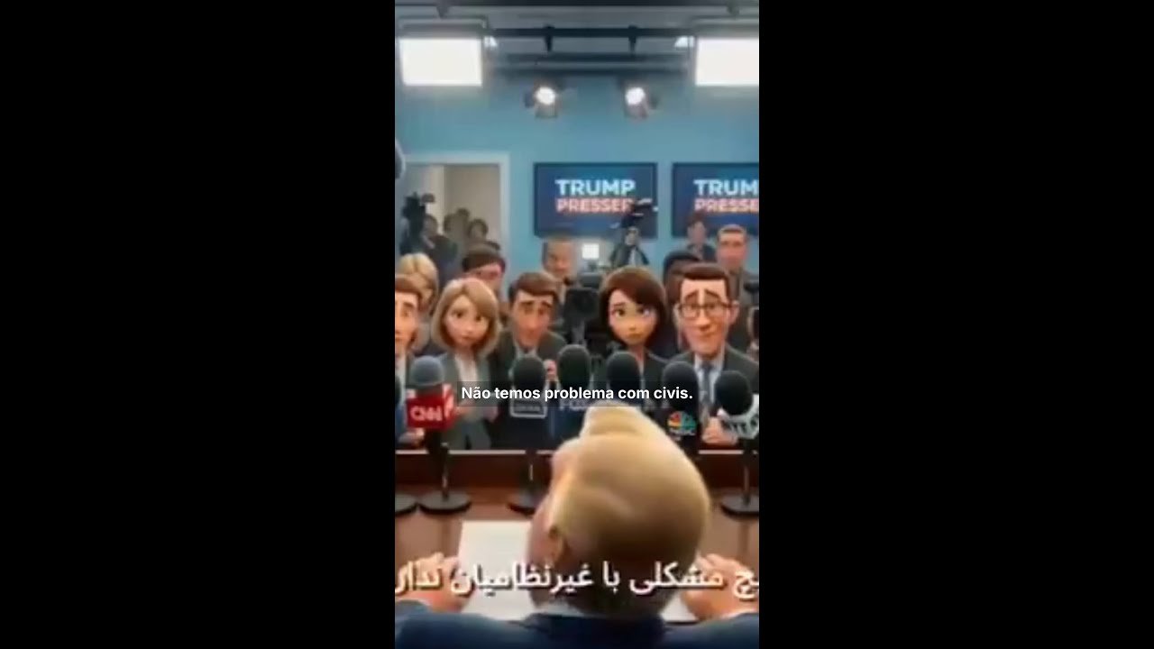 Irã cria versão de ‘Divertida Mente’ com Trump usando IA