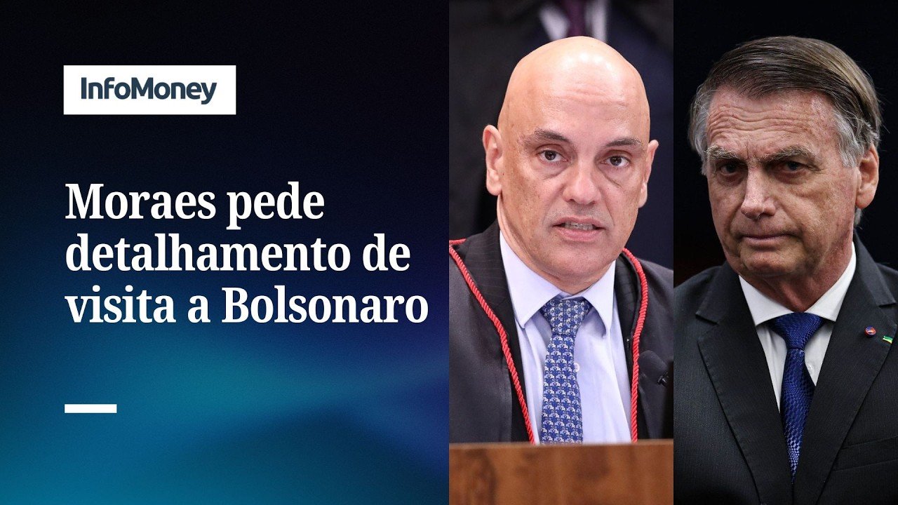Moraes intervém em pedido de visita de aliado de Donald Trump a Bolsonaro  | InfoMoney News