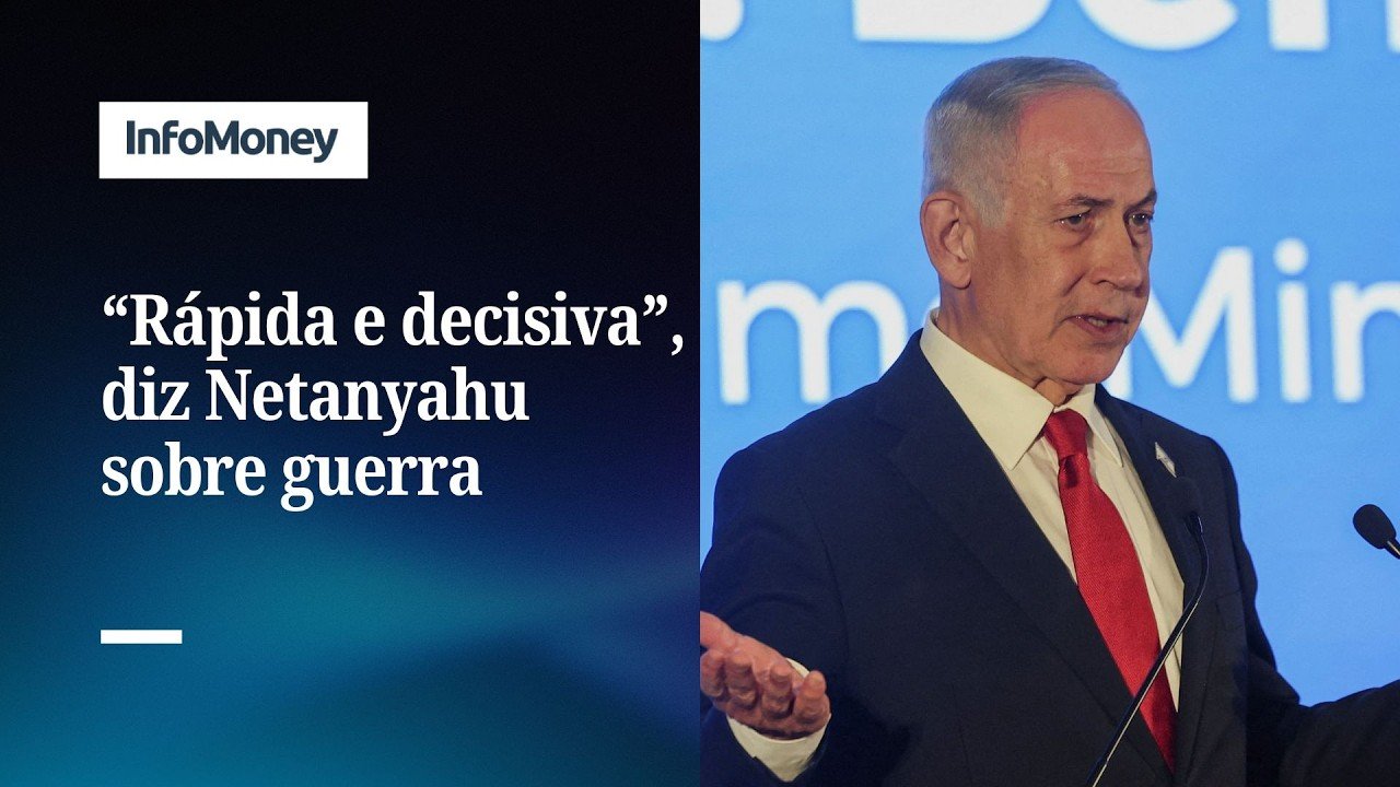 Netanyahu afirma que guerra contra Irã “não vai durar anos” | InfoMoney News
