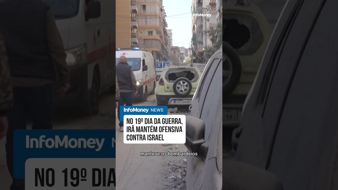 No 19º dia da guerra, Irã mantém ofensiva contra Israel | InfoMoney News