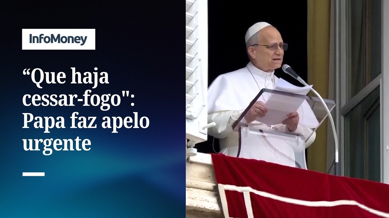 Papa Leão XIII quebra o silêncio e pede fim da guerra no Oriente Médio | InfoMoney News