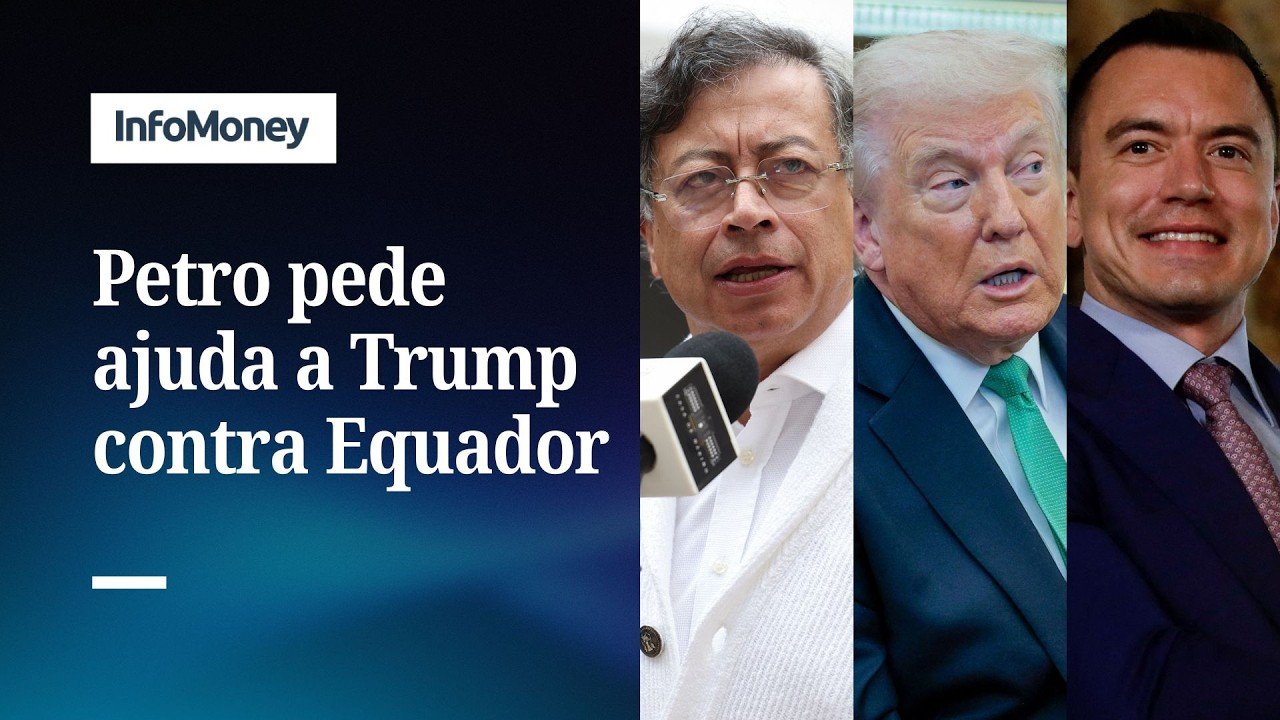 Petro acusa Equador de ataque aéreo e pede ação de Trump | InfoMoney News