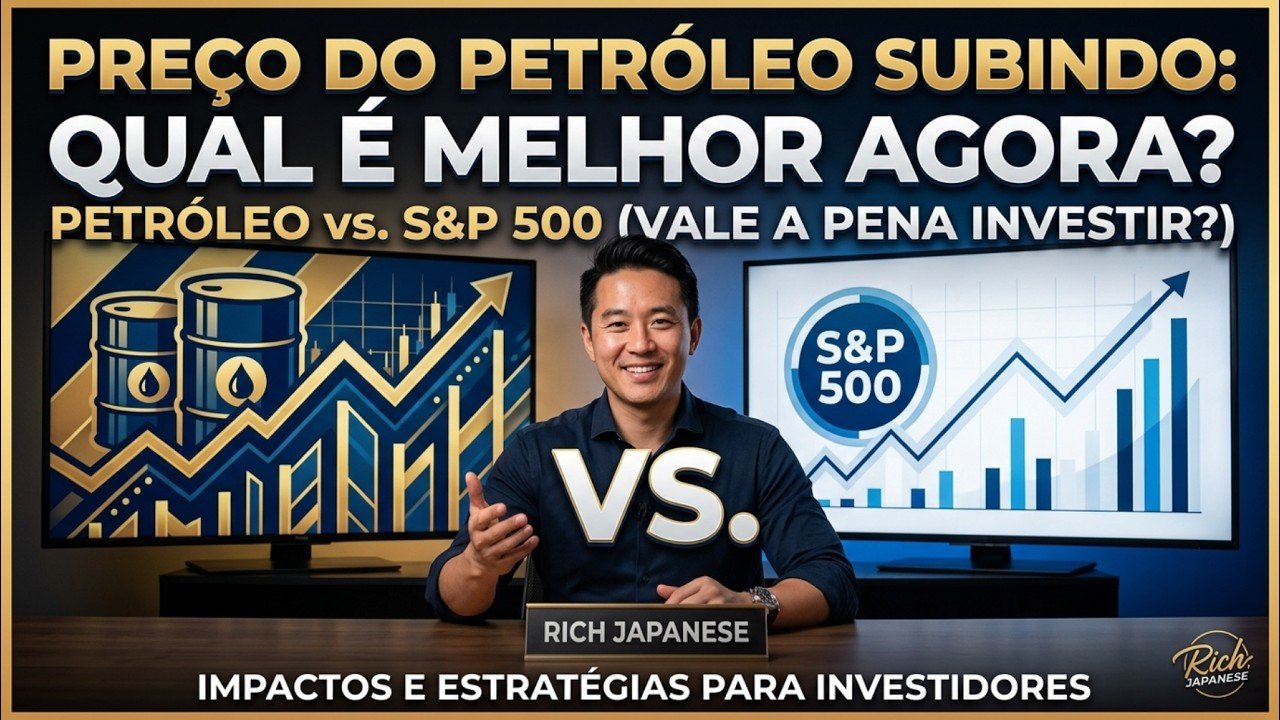 PETRÓLEO OU S&P500? ONDE INVESTIR AGORA QUE O PREÇO DO PETRÓLEO JÁ DISPAROU? JAPA RICO