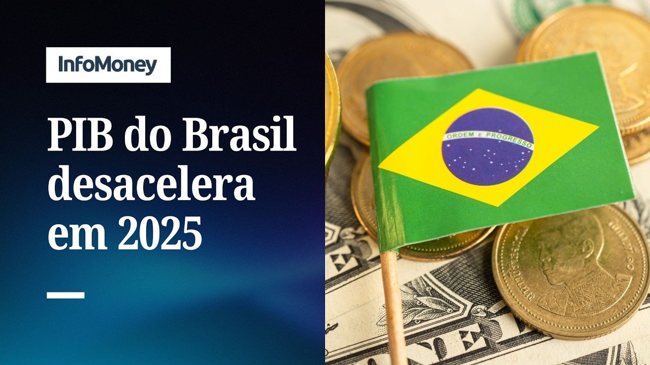 PIB do Brasil sobe 0,1% no 4º tri e avança 2,3% em 2025 | InfoMoney News