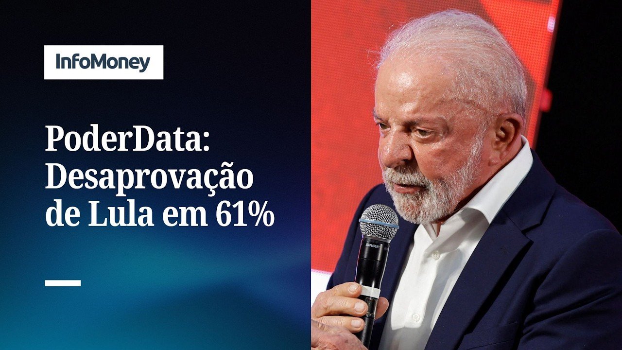 PoderData: A seis meses da eleição, desaprovação de Lula vai a 61% | InfoMoney News