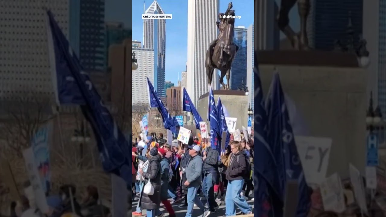 Protesto contra Trump leva americanos às ruas de várias cidades dos Estados Unidos