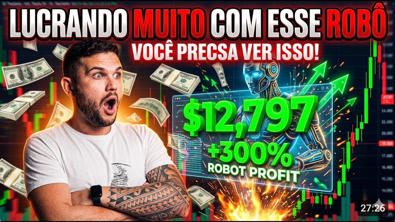 RESULTADO DO ROBO TRADER NO OURO