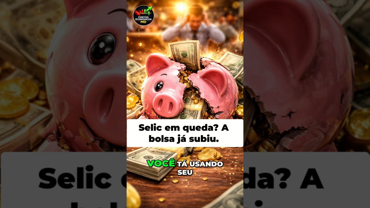 Selic Caindo: Onde Investir Seu Dinheiro Agora? #shorts #brunoperini #economia