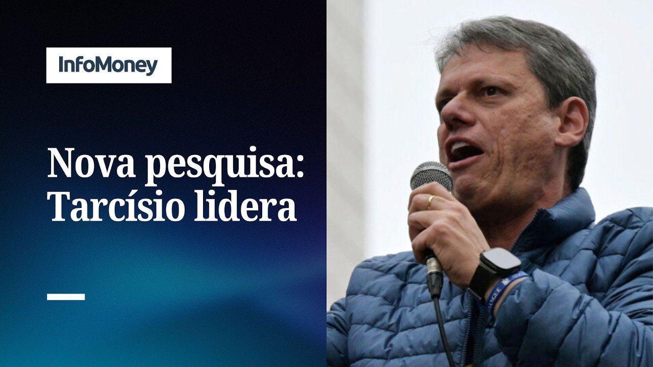 Tarcísio lidera todos os cenários e marca até 49% na disputa em SP, aposta pesquisa | InfoMoney News
