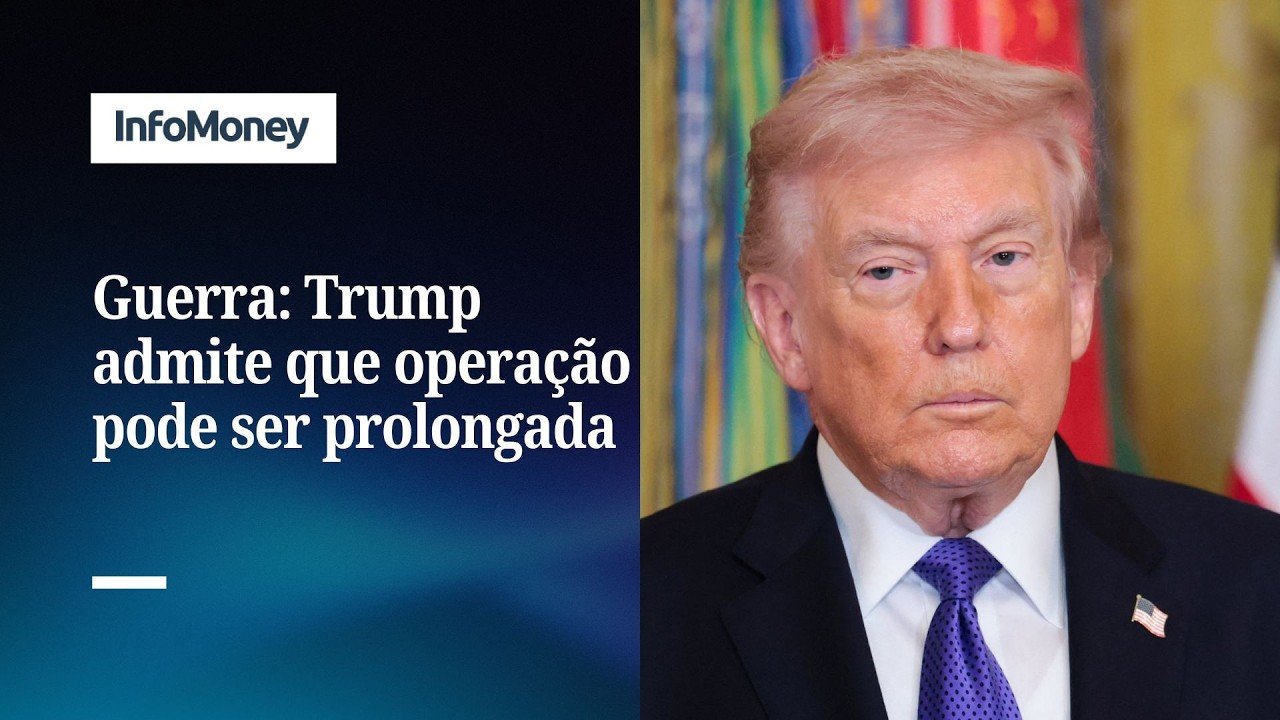 Trump diz que operação contra o Irã está “adiantada” | InfoMoney News