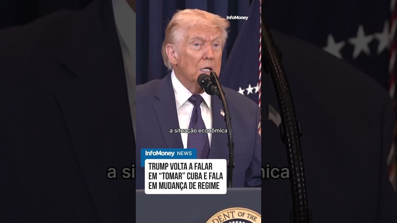 Trump volta a falar em “tomar” Cuba e diz que país pode enfrentar mudança de regime | InfoMoney News