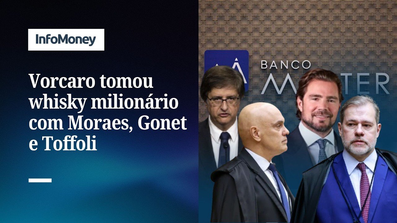 Vorcaro pagou degustação de whisky com Moraes, Gonet e Toffol | InfoMoney News